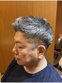 銀座　理容室　ナチュラルパーマスタイル