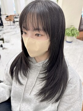 ヘア ポジション HAIR Position 能代北店 ロングレイヤースタイル