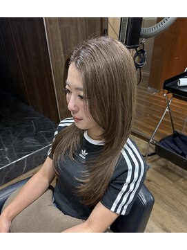 ハピネス クローバー 八木店(Happiness CLOVER) 白髪ぼかし　髪質改善　縮毛矯正　レイヤー　40代