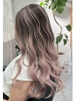 シエラ 心斎橋(CIERA.)&nbsp;ミルクティーグレージュブリーチなしカラーフェイスフレーミング