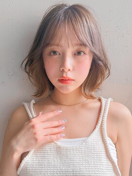 リヤン 表参道(lyann) レイヤーカットくびれヘア斜めバング外ハネボブ結べるボブ