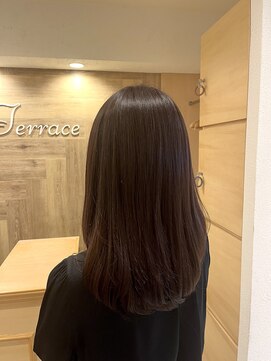 テラス(Terrace) 【Terrace】ピンクベージュ×セミロングレイヤー