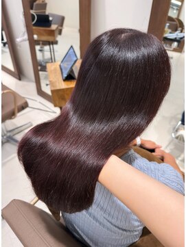 リル 茅ヶ崎(Liru:) くびれヘア/アプリコットオレンジ/夏のヘアアレンジ/茅ヶ崎