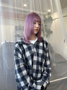 カラ ヘアーサロン(Kala Hair Salon) ピンク×レイヤー
