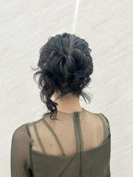 プルクラギンザ(PulchraGINZA) カールアップ/お団子/サイドアップ/ヘアセット/結婚式