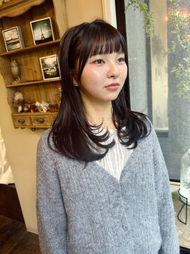 フェイバー 赤坂店(FAVOR) 顔まわりレイヤーワンカールスタイル
