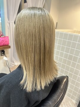 ノットベース 池袋(KNOT BASE) ハイトーンロングボブ