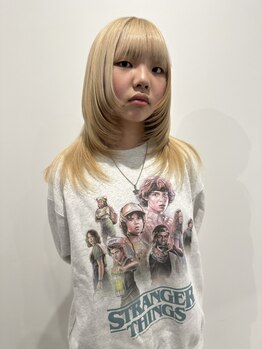 エトス プロデュースド バイ ヴァイナルズミックス(Ethos produced by Vinyl's mix)の写真/【堺/三国ヶ丘】《艶＆透明感》のある特殊カラー＆トレンドスタイルもお任せ！[インナー/ブリーチ]