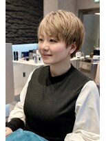 ミュー(MU) ブリーチベージュショート