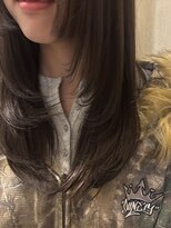 ノーリード(notre Lead) レイヤーカット × ナチュラルブラウン