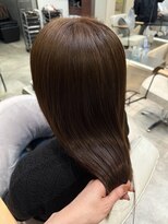 コース(co-th.) ベージュブラウン髪質改善水素カラー×小野ふゆり