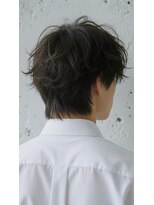 コートフィールエー(CO_T feel.a)&nbsp;黒髪でも重くない！束感ルーズメンズマッシュ