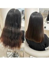 リピート率90%以上のシルクストレート&新メニュー質感再整EAN/s エアンス!F HAIRの髪質改善で理想の艶髪へ