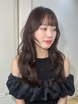 シルクレイ 高田馬場(Silk-lei) 柔らかいブラウンベージュ×ミディアムレイヤー