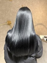 【全席完全個室サロン】ef lien西大寺 × 髪質改善ミルボンAujua認定サロン&nbsp;ブルーブラック