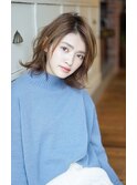 「THE C 橋本店」小顔になるレイヤーミディアムヘア