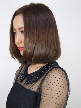 アイス ヘアーメイク(113 hair make)の写真/《モロッカン縮毛矯正》で憧れの美髪ストレートを手に入れよう♪ごわごわしない、滑らかな仕上りに！