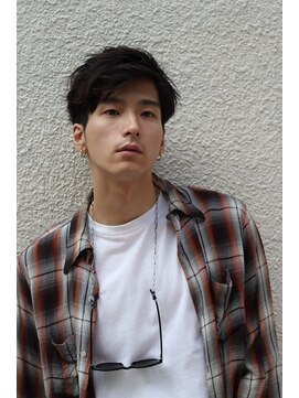 ブークル(boucle) 好感度サイドパート無造作マッシュ