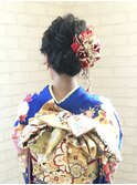 avant ☆振袖ヘアアレンジ☆　ルーズな大人シニヨン