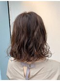 ボブ×パーマ
