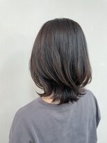 トップヘアー 玉島店(TOP HAIR)&nbsp;《TOPHAIR 玉島店/ ぱん》くびれミディ×ナチュラルブラウン