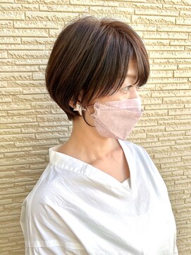バーチョ(bacio) 20代30代40代◎小顔骨格矯正ショート【麻生/札幌ショート/白髪】