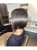 切りっぱなしボブ/ミニボブ/前下がりボブ/肩上ボブ/髪質改善Tr