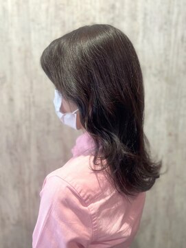 テトテ 門戸厄神店(tetote) ／シルキーブラウン／顔回りレイヤー／