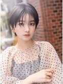 【LE】20代30代40代＊大人可愛いレイヤーショート/前髪カット
