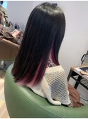 ピンク_インナーカラー_
