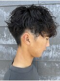 メンズマッシュパーマ波巻スパイラルパーマニュアンスパーマ