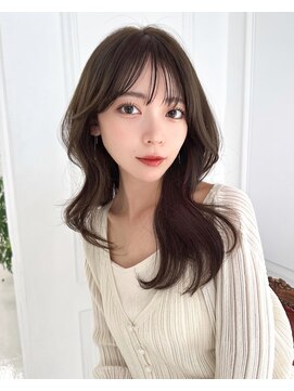 アフロートリノ(AFLOAT Leino) 大人可愛い韓国ヘア レイヤーカット くびれヘア 似合わせ#