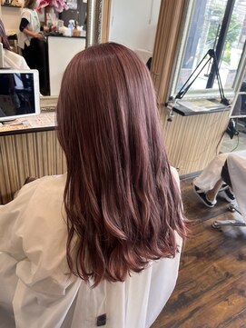 ヘアーサロン アモル(HAIR SALON Amor) カシスピンクカラー