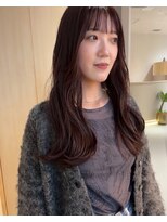 イノセントヘア(innocent.hair)&nbsp;ワインレッドカラー