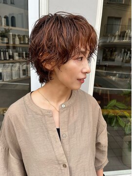 マル 薬院浄水店(MAR.co) SHORT PERM/ショートパーマ ニュアンスパーマ