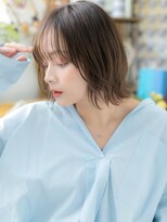 カバーヘア ブリス 川口(COVER HAIR bliss)&nbsp;シースルーバング小顔くびレイヤー外ハネロブh3川口20代30代40代