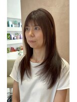 オン キャナルシティ博多前店(on)&nbsp;【髪ドクター吉井】髪質改善/艶セミロング/透明感/40代/博多
