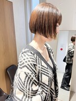 ラミエ バイ メルト 吉祥寺(lamie by melt)&nbsp;久保田)大人ボブ切りっぱなミニボブストレートパーマ