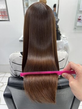 ヘアーリラクゼーション ティーノ(Hair relaxation tino) サラ艶なストレート