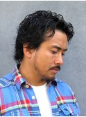 MEN’S HAIR/サーフカール/刈り上げセンターパート/北堀江☆