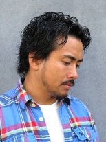 ノイセル(Noisyle)&nbsp;MEN’S HAIR/サーフカール/刈り上げセンターパート/北堀江☆