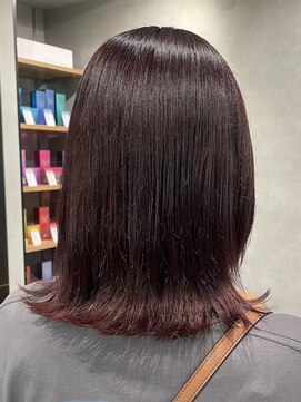 シャルムバイケンジ(Charm.by KENJE) 赤髪/艶髪/髪質改善/ブリーチなし/韓国レイヤー/オージュア