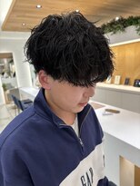 ステアケース 武蔵小杉店(stair:case)&nbsp;初パーマにオススメ！スタイリングが簡単な緩め波巻きパーマ◎