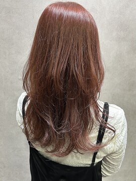 黒髪クラゲヘアーオリーブグレー小顔ココアベージュ