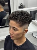 ハードオールバックパーマ