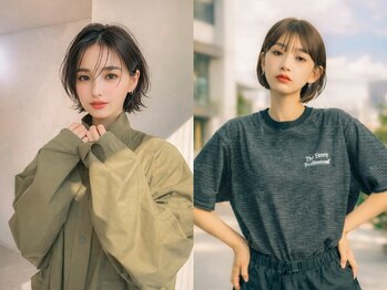 ヘアーアンジェ 南矢野目店(Hair ange)の写真/【カット+髪質改善ケアプロ超音波Tr¥4500】一人一人を見極め引き立てるカットで小顔に見えるショートStyle