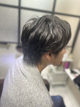 あお へあさろん 今トレンド　フェザー風パーマ