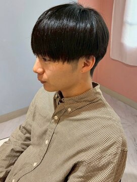 アンニュ(annuy) マッシュ 刈り上げ 韓国ヘア ツーブロック 黒髪 20代