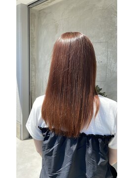 ツヤと髪 クリム(crim) 髪質改善エステカラー　ミディアム　白髪染め　30代　40代
