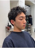 メンズベリーショートアクティブショートツイスパ無造作短髪強め